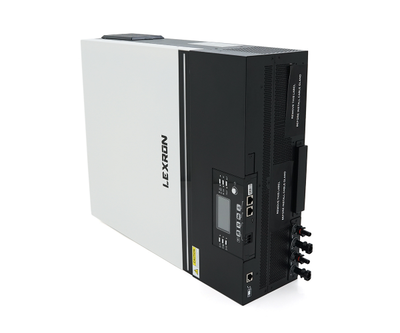 Гібридний інвертор Lexron-7200-48-230, 7200W, 48V, ток заряда 0-80A, 170-280V, MPPT (80А, 90-450 Vdc)