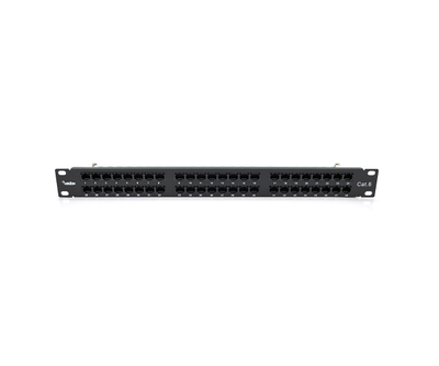 Патч-панель Merlion 48 портiв UTP DUAL кат 6 19 "1U НЕ екранована чорна Q10