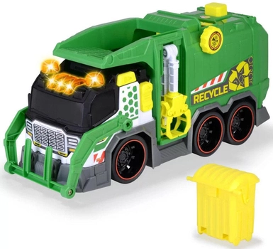 Śmieciarka Dickie Toys Recycling Truck Zielona 39 cm (4006333084676)