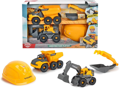 Zestaw do zabawy Dickie Toys Construction Volvo Construction (4006333066580)