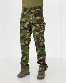 Брюки мужские камуфляж Британка с усиленными коленями, брюки полевые камуфляжные хлопковые 48