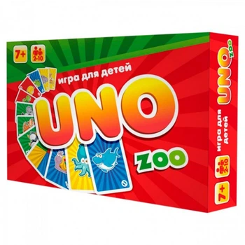 Настільна Гра "УНО дитяча ZOO" 30254-2 (рус.)