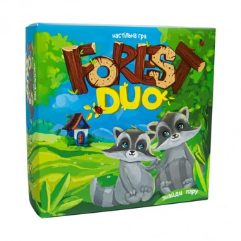 Настольная игра-мемо "Forest Duo" 30867 инструкция 64 фишки