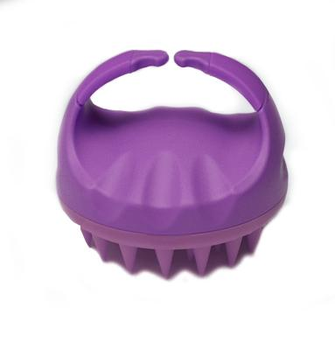 Щітка-масажер для голови, кругла, фіолетовий CS039V