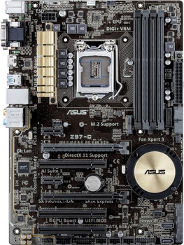 Материнская плата Asus Z97-C LGA 1150 (Z97-C) Б/У
