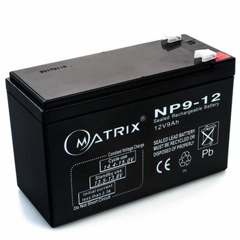 Свинцево-кислотна акумуляторна батарея Matrix 12V 9AH