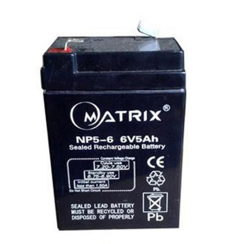 Свинцево-кислотна акумуляторна батарея Matrix 6V 5AH