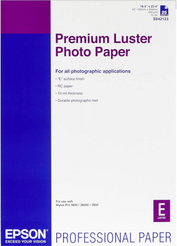 Papier fotograficzny Epson Premium Luster A2 25 arkuszy (C13S042123)