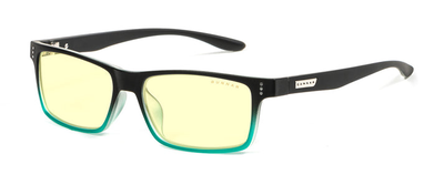 Підліткові окуляри для комп'ютера Gunnar, Cruz, Onyx/Teal, Amber Plano, White (CRU-08401)