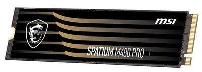 SSD диск MSI Spatium M480 Pro 1TB NVMe M.2 2280 PCIe 4.0 x4 3D NAND TLC (S78-440L1G0-P83)