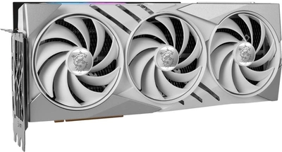 Відеокарта MSI PCI-Ex GeForce RTX 4080 Gaming X Slim White 16GB GDDR6X (256bit) (2610/22400) (2 x HDMI, 2 x DisplayPort) (RTX 4080 16GB GAMING X SLIM WHITE)