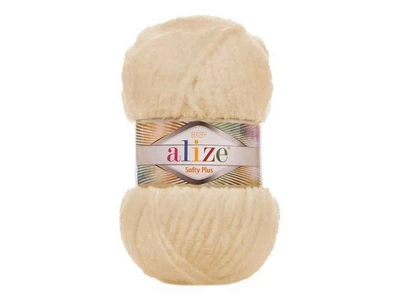 Пряжа ALIZE Softy Plus шампань 100% мікрополіестер 100г 120м 310 5шт/уп