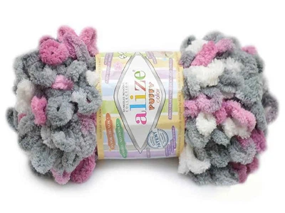 Пряжа ALIZE Puffy Color 6070 5шт/уп