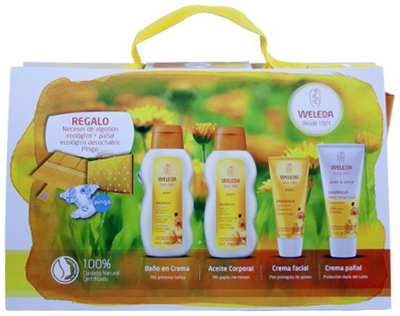 Набір для немовлят Weleda Baby Calendula Cream Bath 5 (8436541418042)