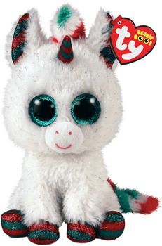 Maskotka TY Beanie Boos Świąteczny Jednorożec 15 cm (0008421362387)