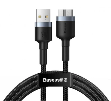 Кабель Baseus Cafule USB 3.0 to Micro-B 2A 1m Black (CADKLF-D0G)