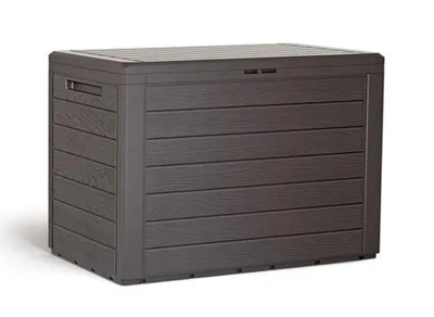 Садовий ящик-скриня для зберігання Prosperplast Woodebox MBWL190-440U коричневий