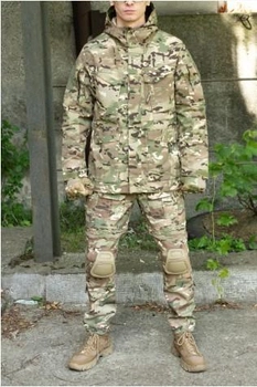 Тактический костюм 3в1 Курточка + Убакс и Брюки с наколенниками XL мультикам
