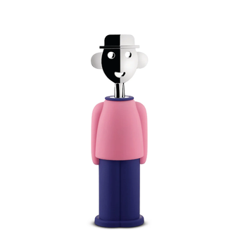 Штопор механический Alessi Alessandro M 21 см розовый (AAM23PINK)