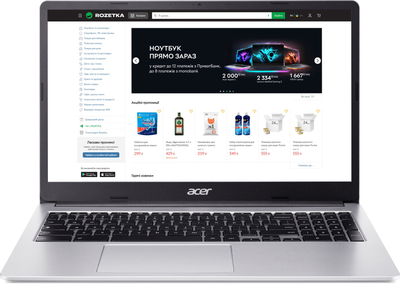 Ноутбук Acer Chromebook 315 CB315-4H-C2ST (NX.KB9EU.001) Pure Silver