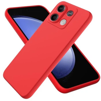 Силиконовый (TPU) чехол Deexe Silicone Case для Xiaomi Redmi Note 13 5G - Red