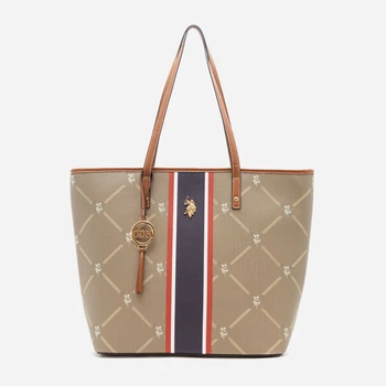 Сумка шопер жіноча U.S. Polo Assn 27A115-AA00A(KHAKI) Хакі (786665558529)