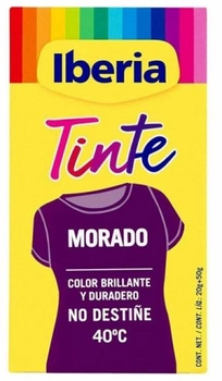 Barwnik do odzieży Iberia Tinte Ropa No Destiñe 40 Fioletowy 70 g (8411660211194)