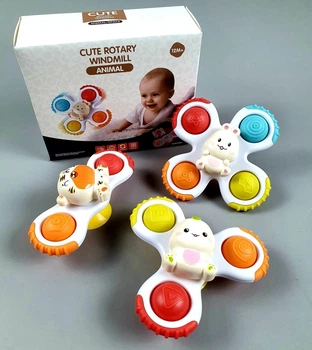 Водная игра для ванны спинер на присоске для самых маленьких 3 шт в наборе B 20 A