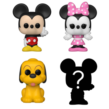 Zestaw figurek Funko Bitty Pop Disney Mickey Mouse Minnie Mouse Pluto & Mystery 2.5 cm (0889698713191)