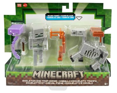 Набір фігурок Mattel Minecraft Skeleton and Trap Horse (0194735124947)