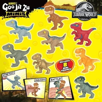 Набір фігурок Goo Jit Zu Jurassic World Minis 8 шт (0630996425350)