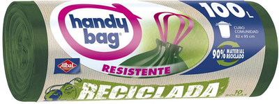 Мішки для сміття Albal Handy Bag Reciclada Bolsa Basura Resistente 100 л 10 шт (4008871217981)