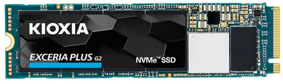 SSD диск KIOXIA EXCERIA PLUS G2 1TB M.2 2280 NVMe PCIe 3.0 TLC (LRD20Z001TG8)