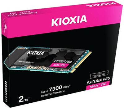 Dysk SSD KIOXIA EXCERIA PRO 2TB M.2 2280 NVMe PCIe 3.0 TLC (LSE10Z002TG8)
