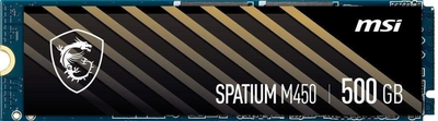 SSD диск MSI Spatium M452 500GB M.2 2280 NVMe PCIe 4.0 3D NAND (S78-440K210-P83)
