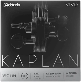Струны для скрипки D'Addario Kaplan Vivo Violin String Set 4/4 Scale Medium Tension