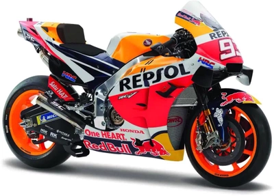 Металева модель мотоцикла Maisto Repsol Honda 2021 1:18 (0090159363729)