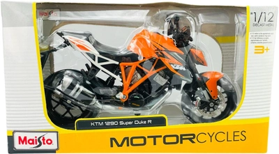 Metalowy model motocykla Maisto Motor KTM 1290 Super Duke R 1:12 (5902596682781)