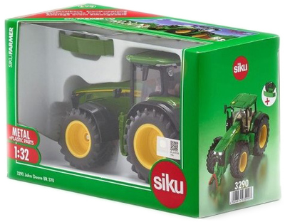Металева модель трактора Siku John Deere 8R 370 1:32 (4006874032907)