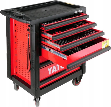Wózek narzędziowy YATO YT-5530 na kółkach, 6 szuflad 958 x 766 x 465 mm (YT-5530)