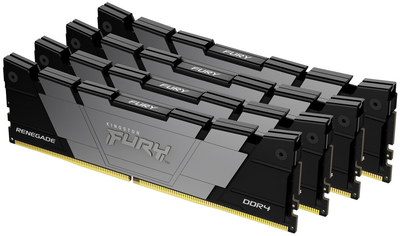 Pamięć RAM Kingston Fury DDR4-3600 65536MB PC4-28800 Zestaw 4 x 16384 Renegade (KF436C16RB12K4/64)