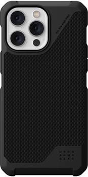 Панель UAG Metropolis LT Magsafe для Apple iPhone 14 Pro Max Kevlar Black (840283902178)