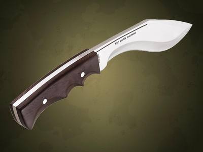 Нож Кукри Мачете с деревянной рукоятью XN-28 Качественная сталь 440С
