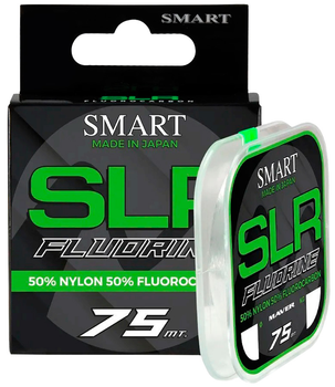 Леска Smart SLR Fluorine 75 м 0.180 мм 4.0 кг Прозрачная (13003642)