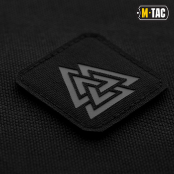 Патч M-Tac Валькнут Laser Cut Black/Grey