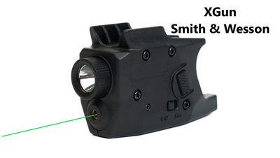 Подствольный фонарик с ЛЦУ XGun Smith & Wesson (зеленый луч)