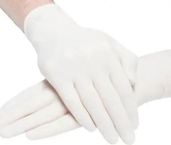 Перчатки латексные Medicom M опудренные 50 пар Белые