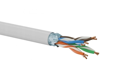 Kabel Alantec FTP Cat 5e PVC 24 AWG 305 m White (KIF5PVC305)
