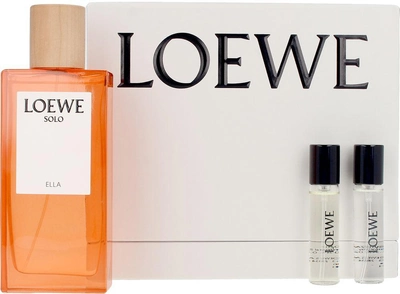 Zestaw damski Loewe Solo Ella Woda perfumowana damska 100 ml + miniaturowa 10 ml + miniaturowa 10 ml (8426017078924)