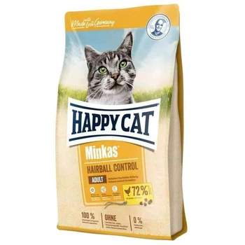 Happy Cat (Хеппі Кет) Minkas Hairball Control - Сухий корм корм для виведення шерсті у дорослих кішок, 4 кг